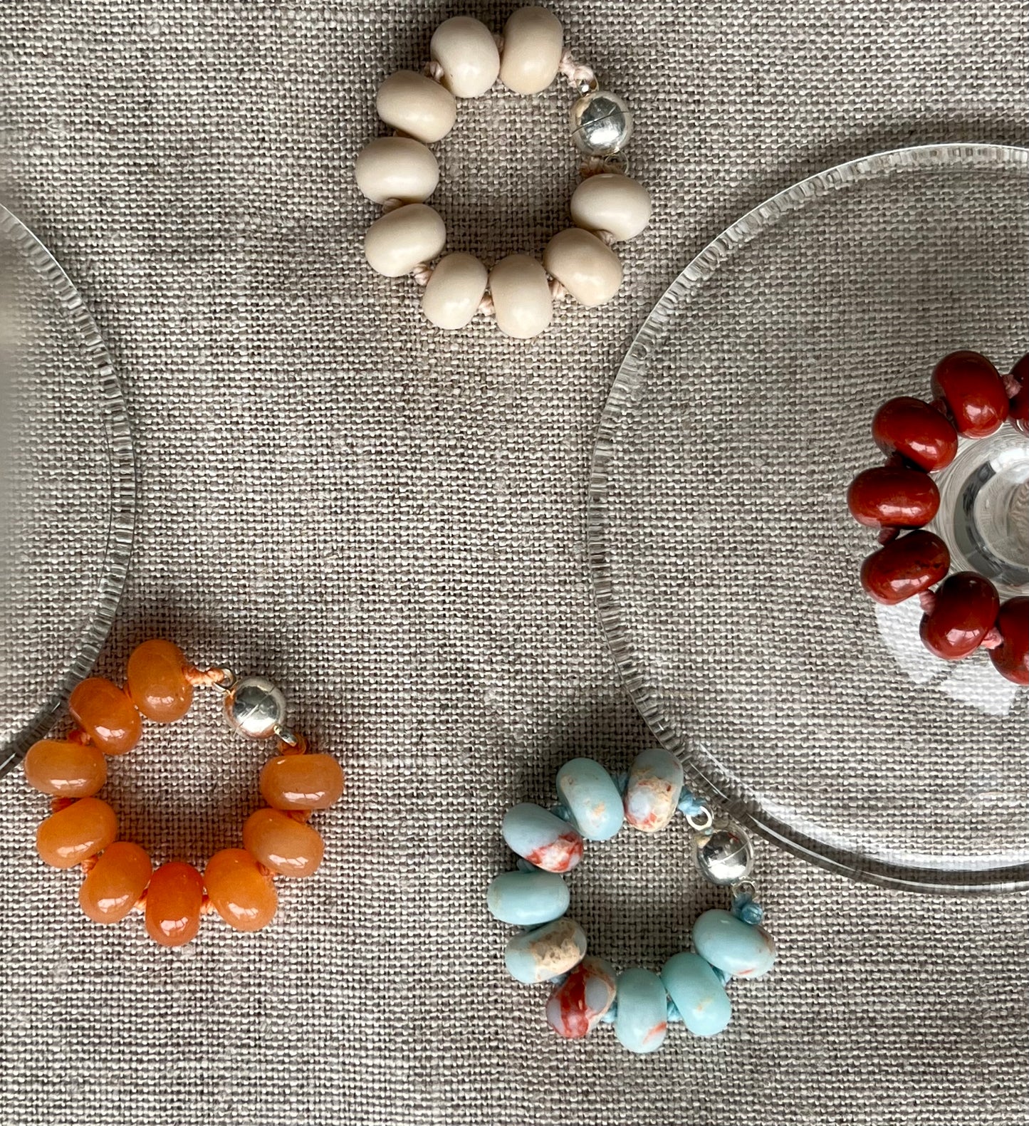 Glass Stem Charms - The Canyon Set