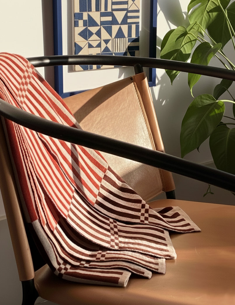 Check the Stripe Merino Blanket