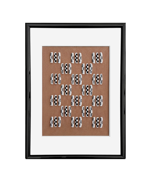 Framed Knit -  Hazel Cityscape - A4