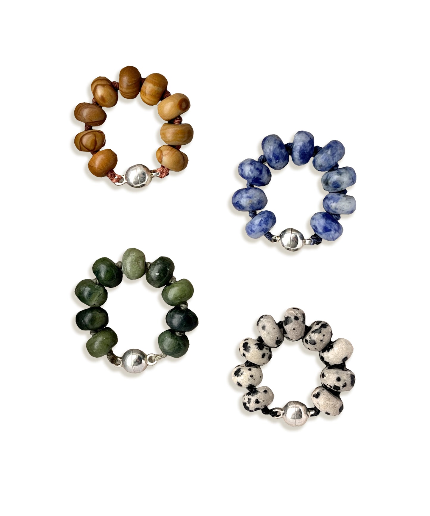 Glass Stem Charms - The Lake Set