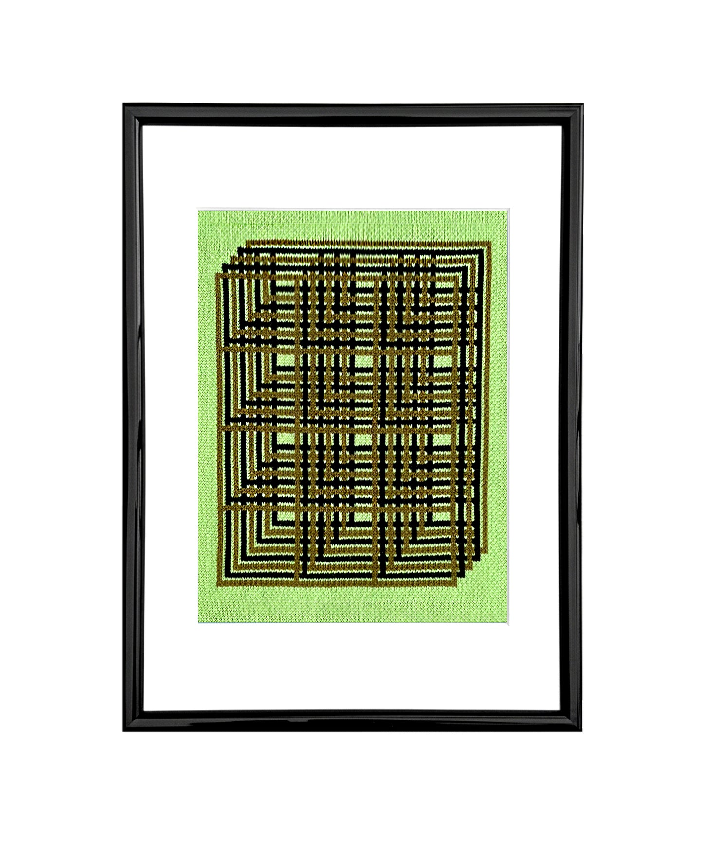 Framed Knit - Garden Pavilion - A4