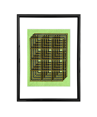 Framed Knit - Garden Pavilion - A4