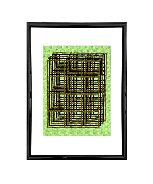 Framed Knit - Garden Pavilion - A4