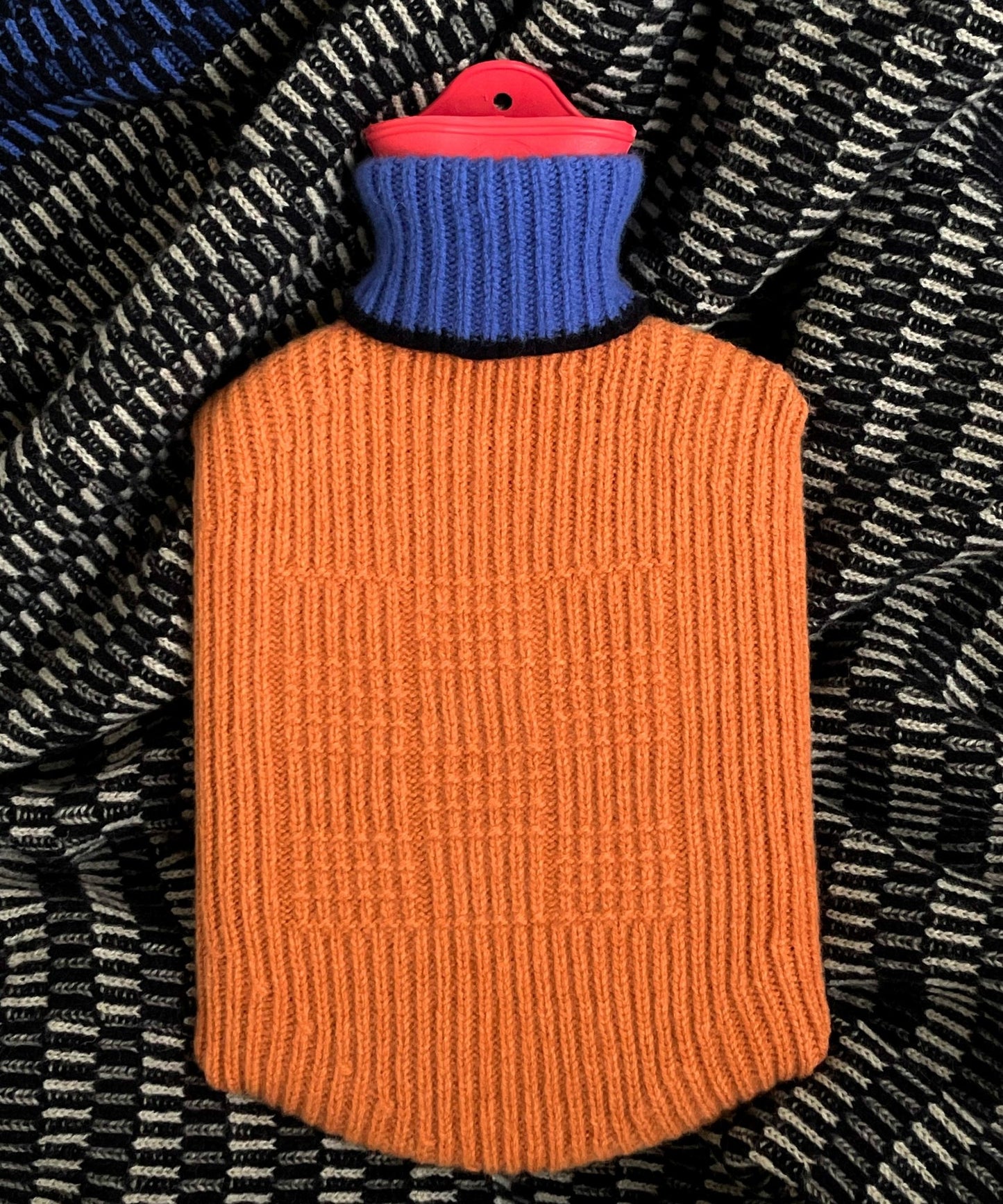 CANTALOUPE MIX - Felted Lambswool Hot Water Bottle