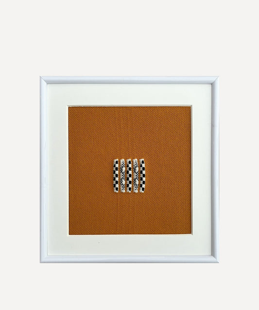 Framed Knit #003a - 8"x 8"