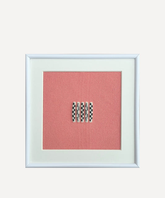 Framed Knit #003b - 8"x 8"