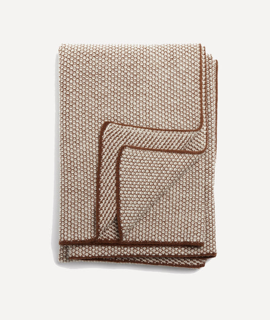 Popcorn British wool blanket UK Ambar London homeware