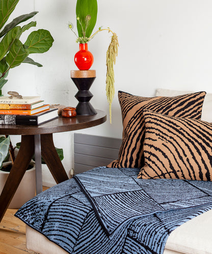 Wood Block Cushion - Square