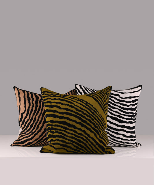 Wood Block Cushion - Square