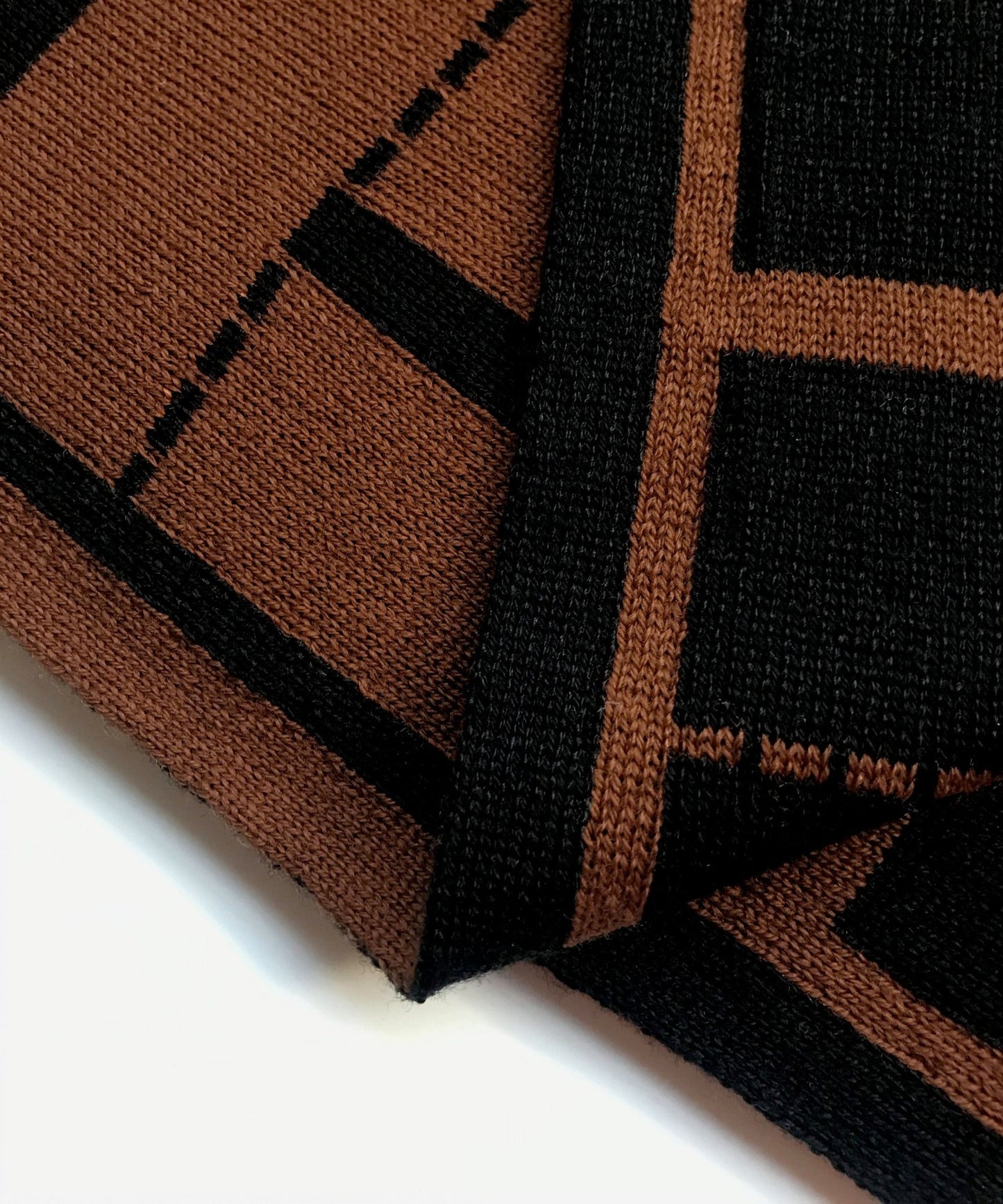 Biombo Merino Wool Blanket- Ambar Homeware throw - knitted throw - Details