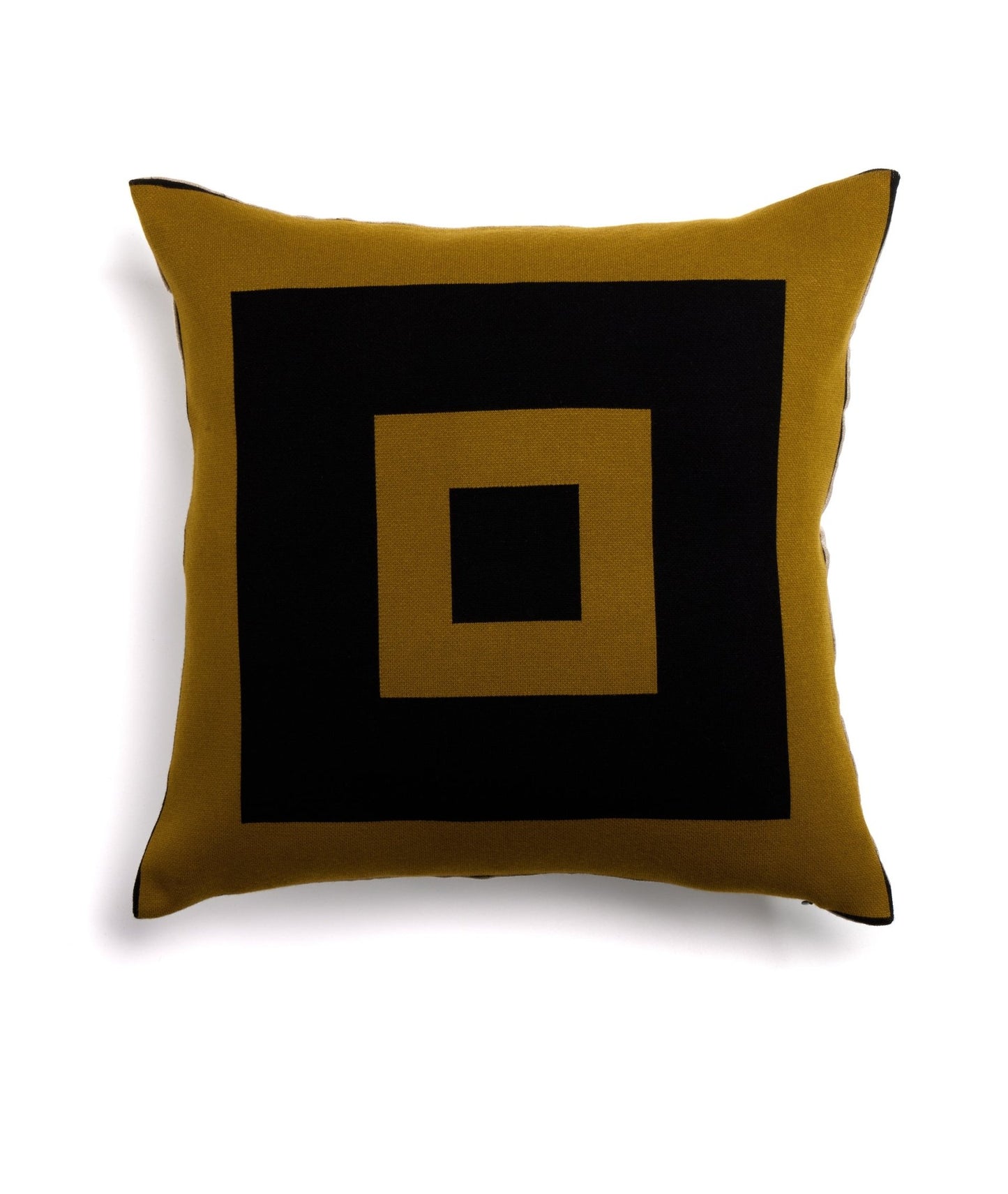 Bold Frame Jacquard Cushion Cover - Moss