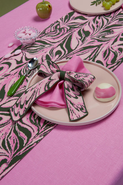Bow Napkin Ring - Pink Bloom