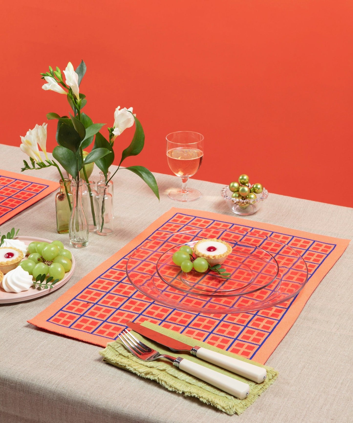 Cherry Party Punch - Jacquard Placemat