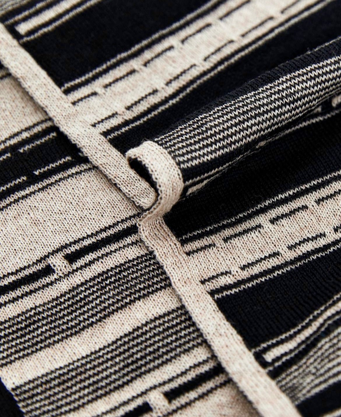 Dash Merino Wool Blanket - Natural