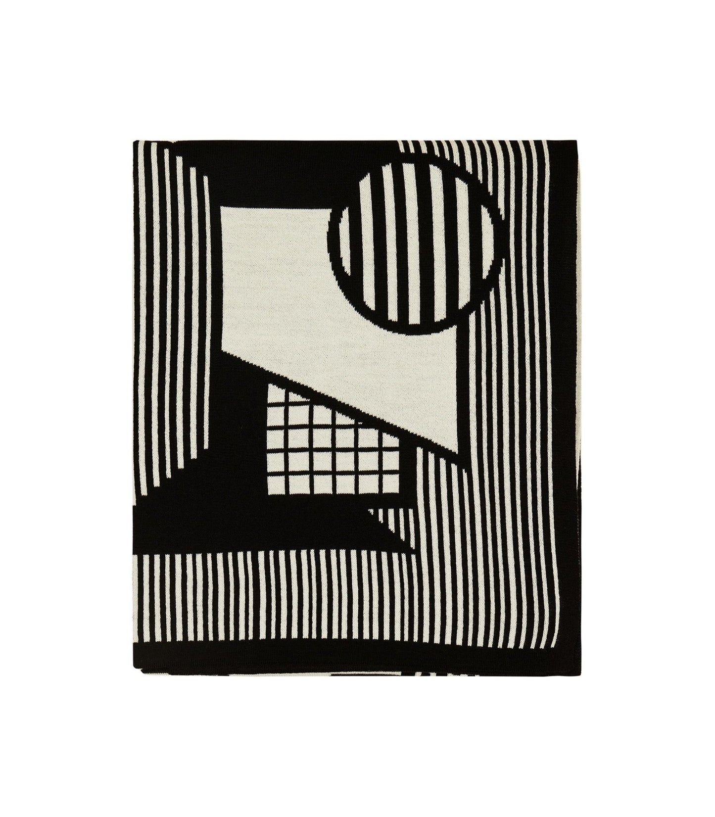 Metropolis Merino Throw - Monochrome