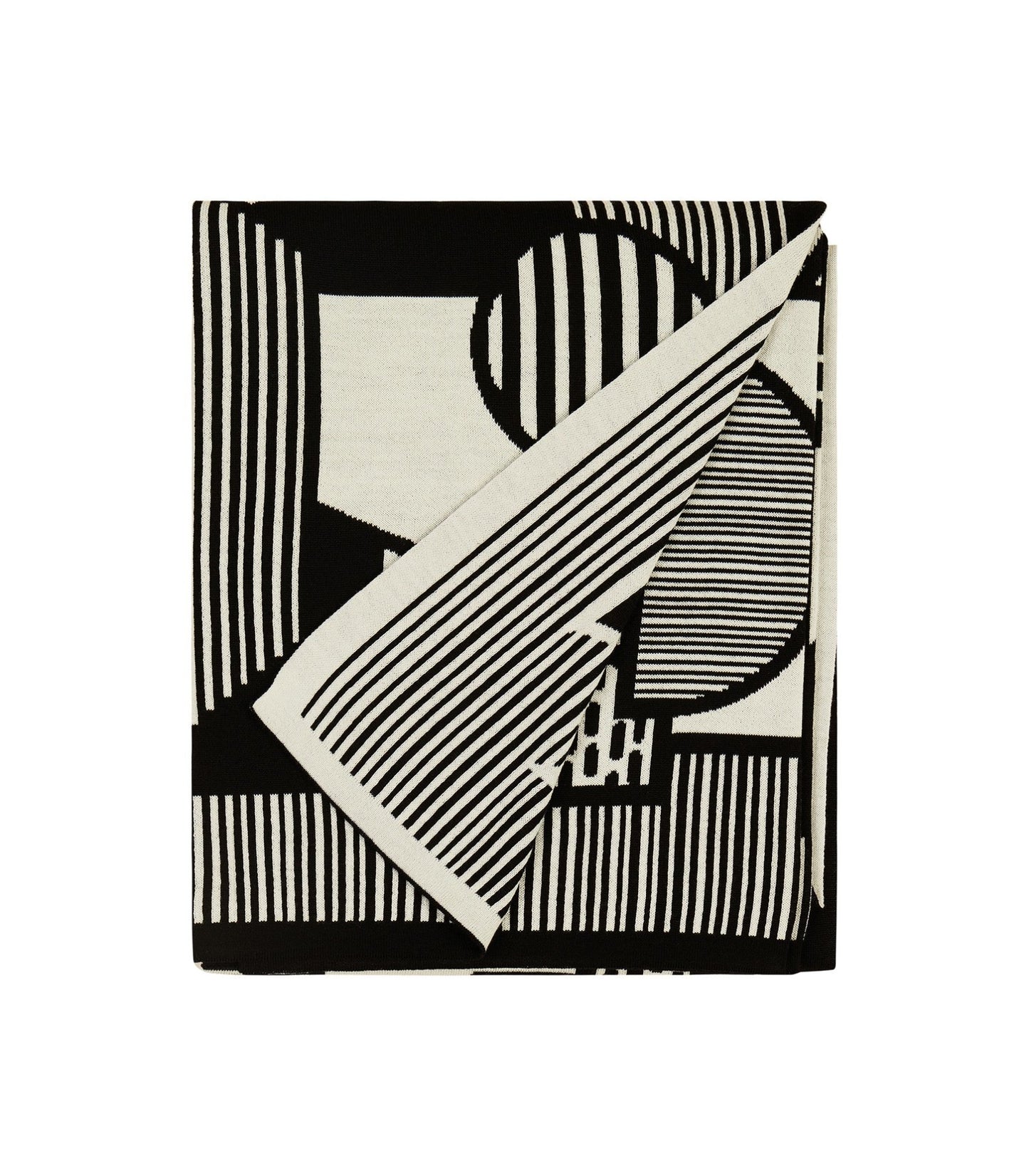 Metropolis Merino Throw - Monochrome