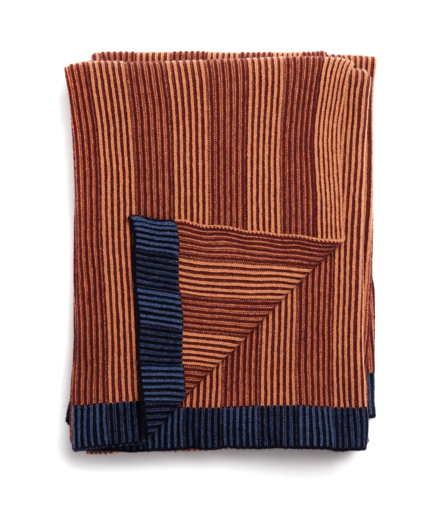 Stripe Out Lambswool Blanket - Dawn