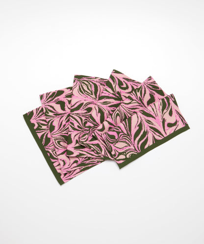 Table Runner Swirl - Pink Bloom 230cm